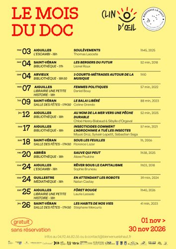 Programme mois du doc